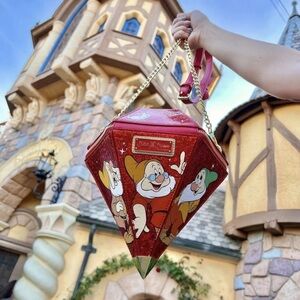 Loungefly Snow White red gem crossbody bag